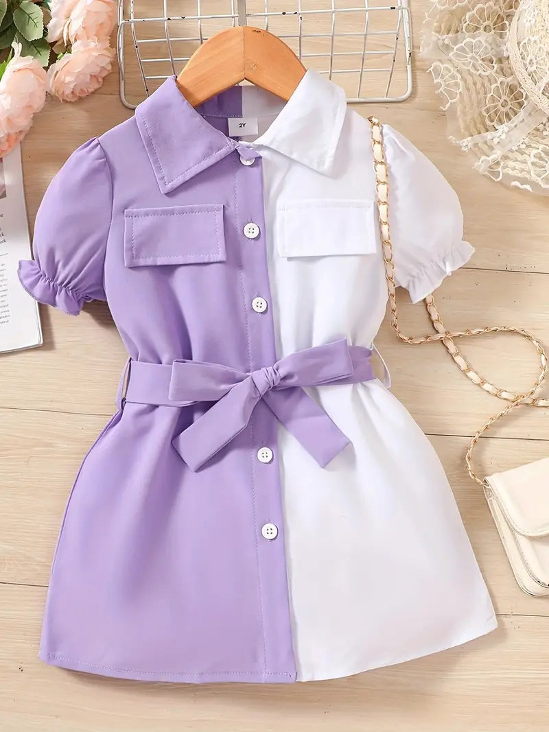 Copy of Toddler Girls Casual Belted Dress Size 2T