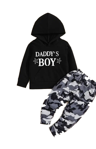 BOY&#39;S SZ 2-3 YRS. HOODIE OUTFIT-STYLISH