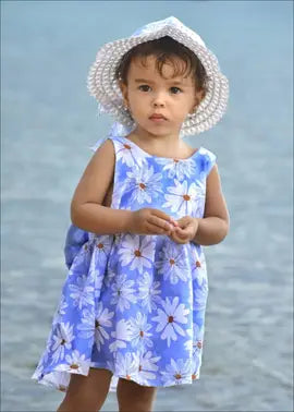 Toddler Girls  Summer Dress and Hat. 2-3 Years old