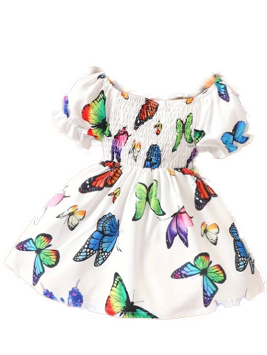 12-18 Months Girls Butterfly Dress