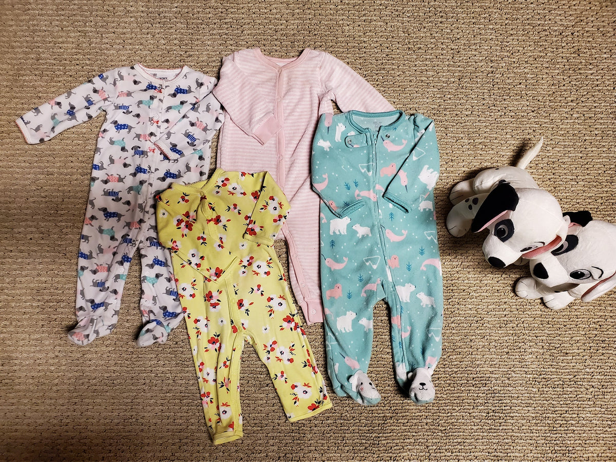 Carter&#39;s Girl BUNDLE  Sleep &amp; Play Nine Months