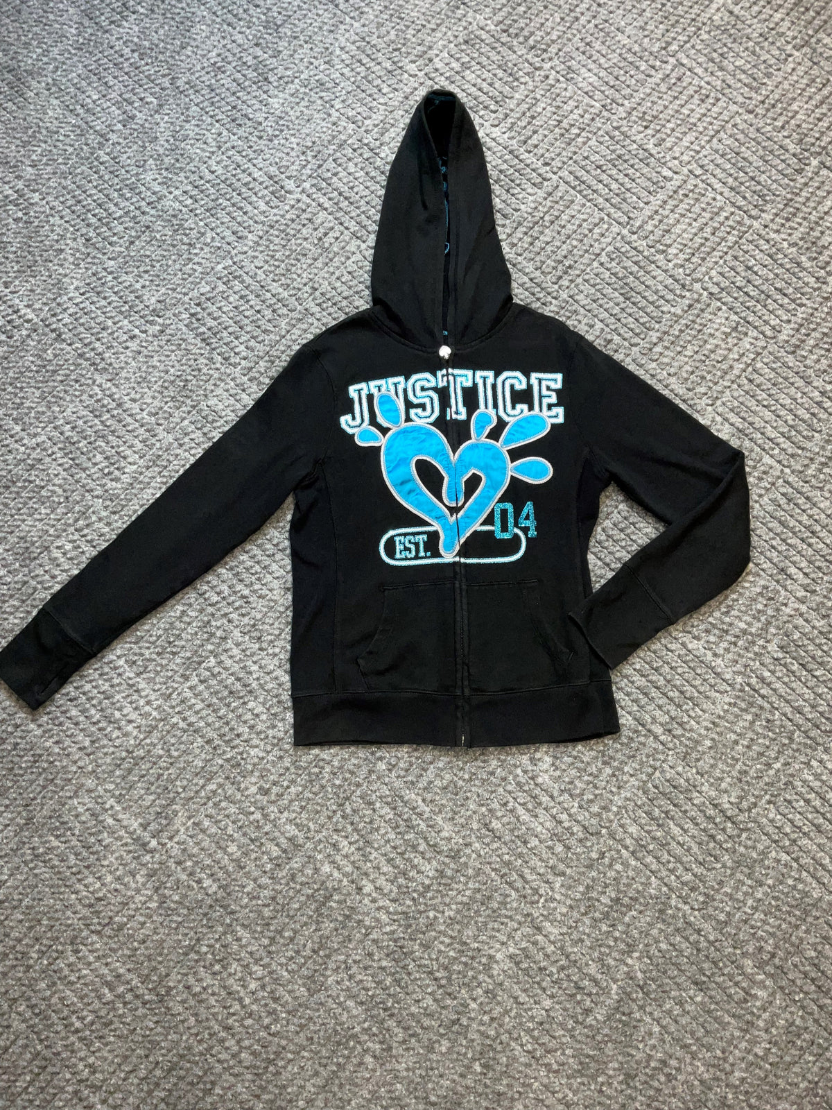 Justice Hoodie Jacket for Boys Size 10