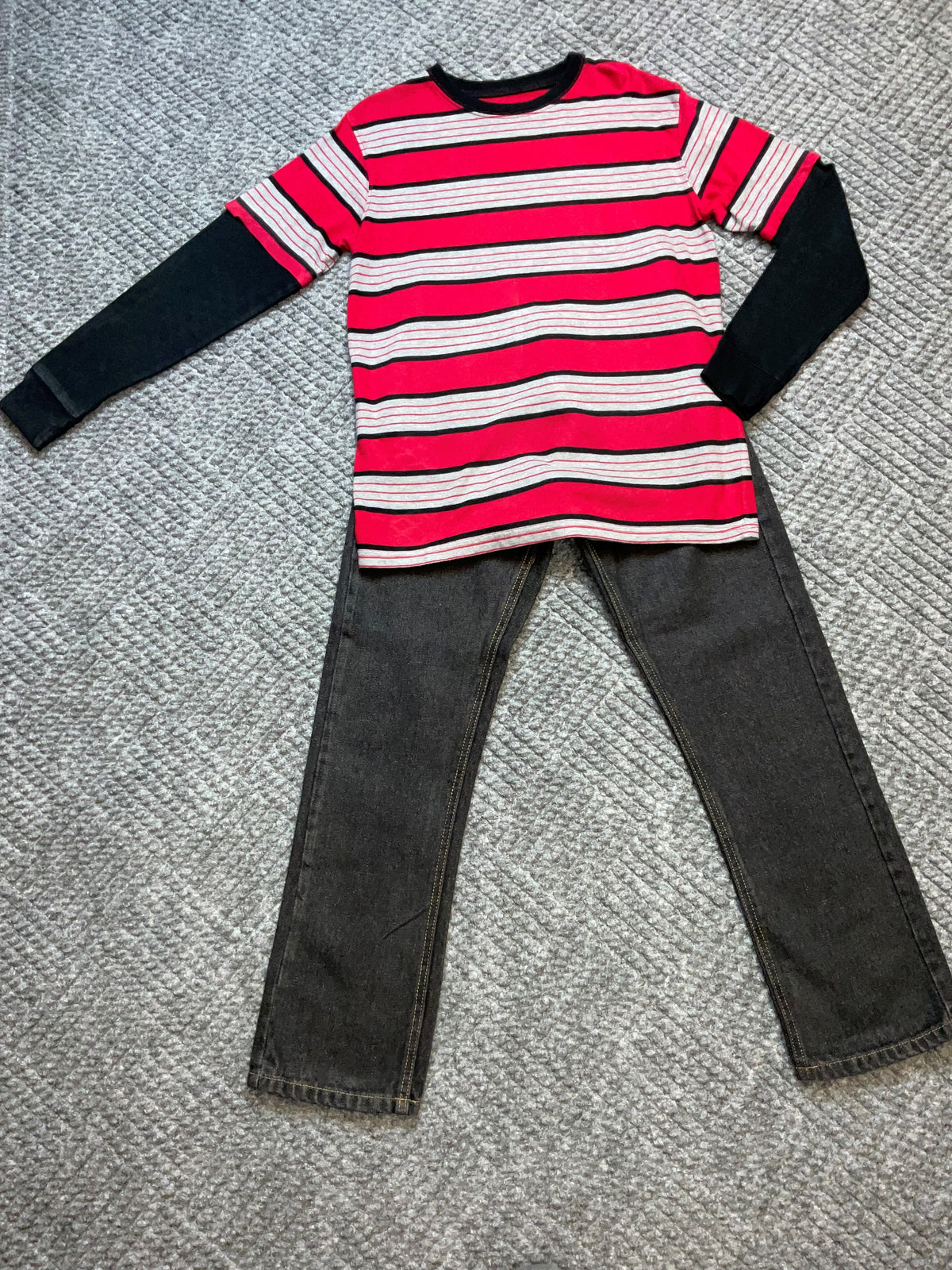 Faded Glory Size 10/12 Lg. Boy&#39;s Jeans Outfit.