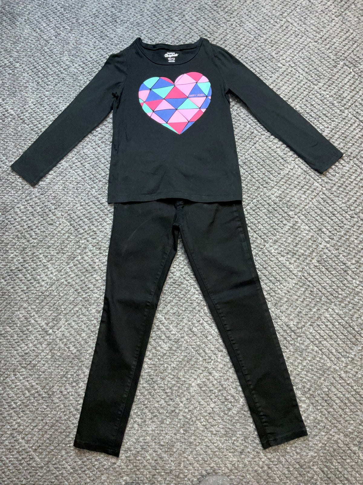 Cat &amp; Jack Girl&#39;s Hoodie Outfit L 10/12.