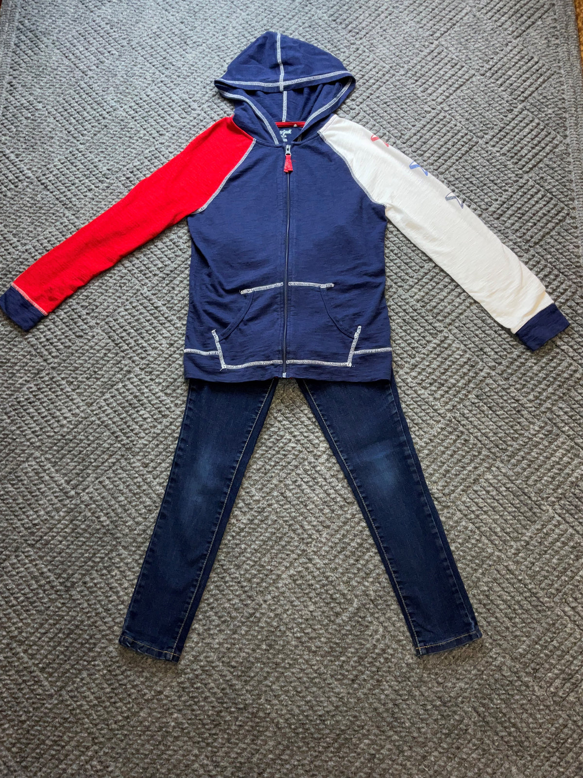 Cat &amp; Jack two Piece Boy&#39;s Hoodie Outfit. Sz.10/12