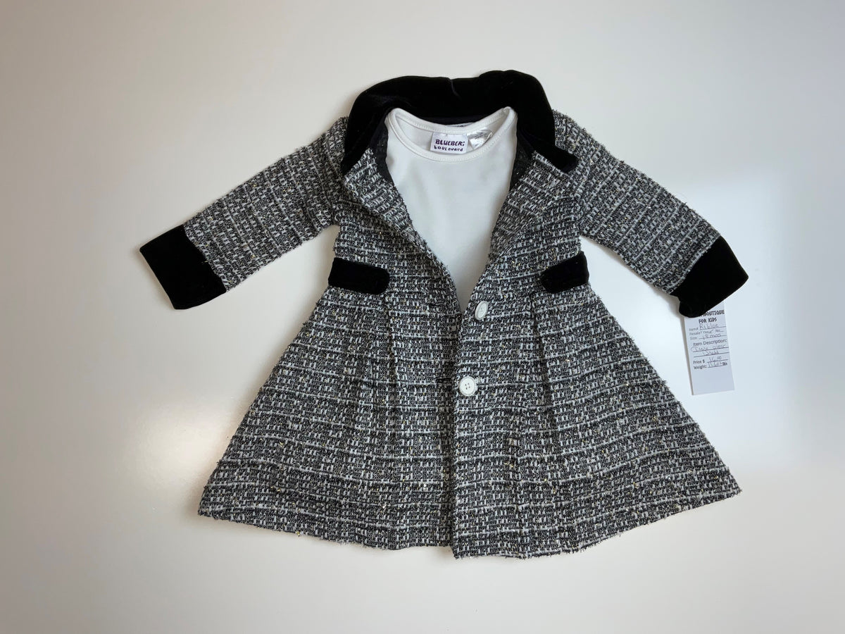 Copy of Blueber Boulevard Dress/Coat 18 Months Girl&#39;s