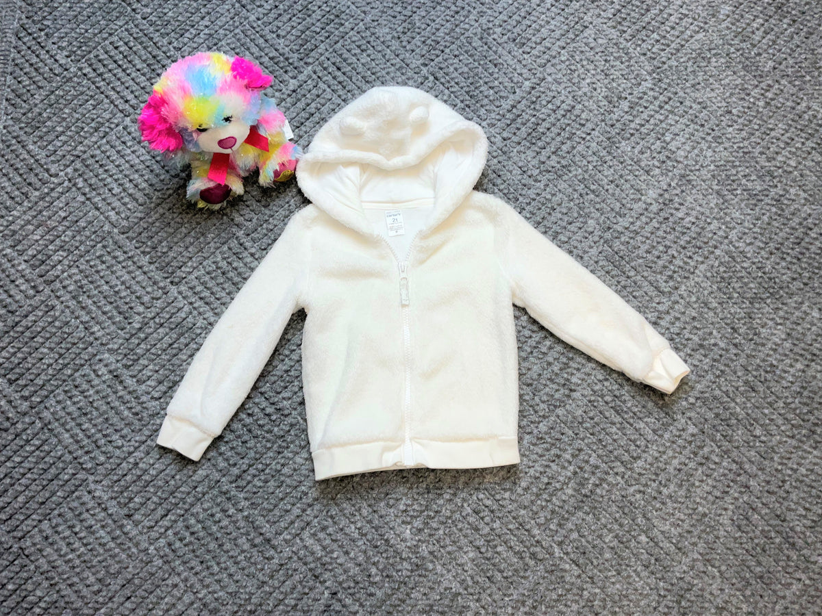 Carter&#39;s Size 2T Girl&#39;s furry jacket.