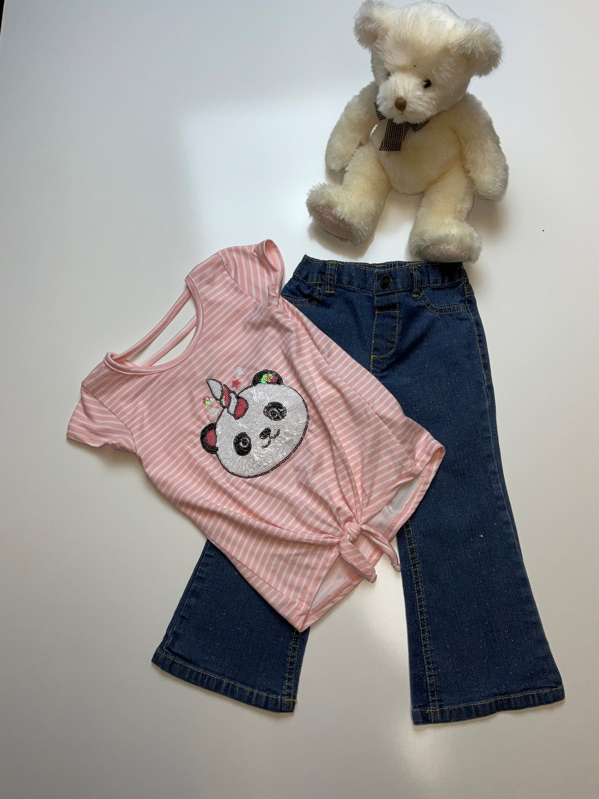 B Tween Girl&#39;s 3T Denim Outfit