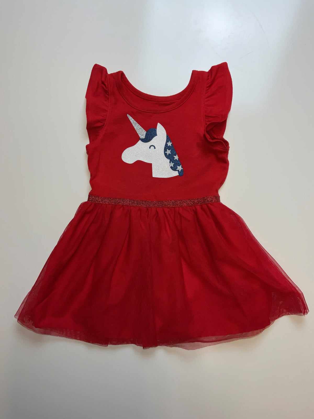 Cat and Jack Adorable Girl&#39;s Red Dress 2T