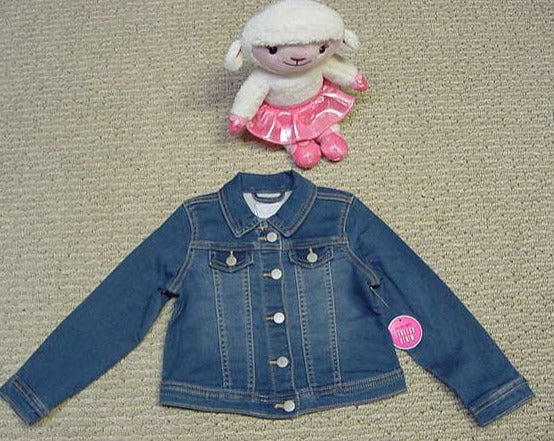 Children&#39;s Place Girls Stretch Denim Jacket. Size 4T.