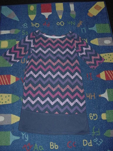 FADED GLORY GIRL&#39;S COLORFUL DRESS. SIZE 7/8