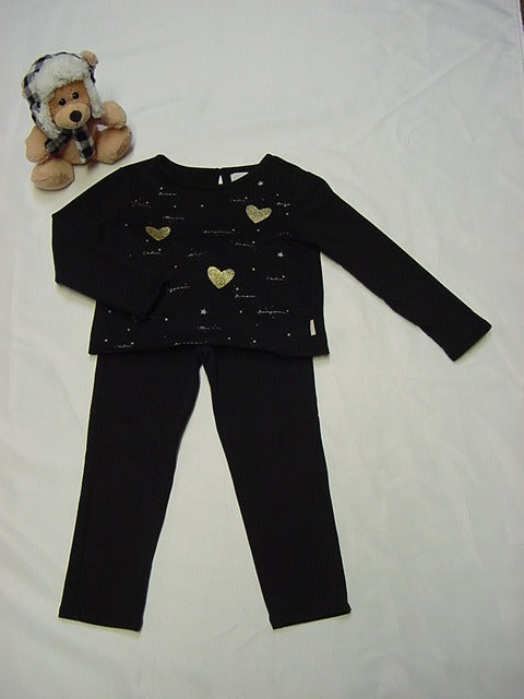 BCB Girls Two Piece Girls Black Outfit Size 5T