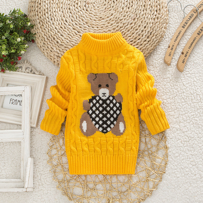 Aile Rabbit Girls Turtle Neck Sweaters. 18-24 Months.