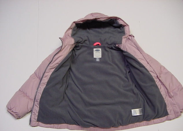 OLD NAVY PINK PUFFER COAT Size 8 MEDIUM  GIRL&#39;S..