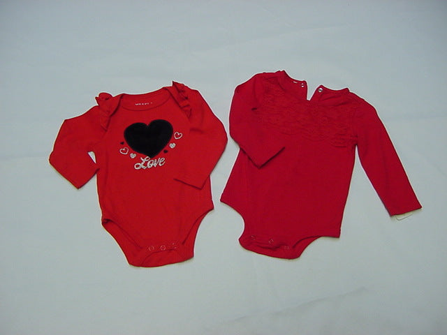 Baby Girl Red Set Bundle Six-Nine Months..