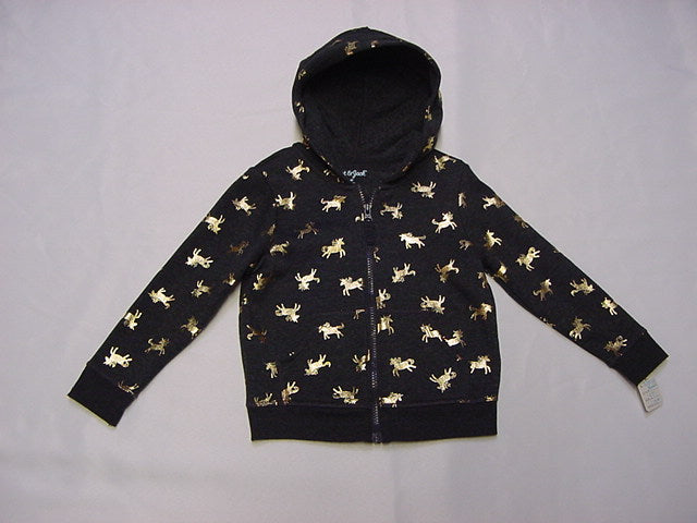 CAT AND JACK HOODIE SWEATER. Girls Size 4T