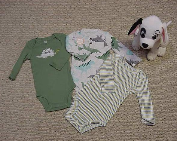 Carters Little Baby Boy Basics Bundle. Three  pieces.  Size  6 Months.