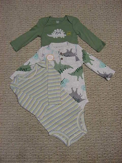 Carters Little Baby Boy Basics Bundle. Three  pieces.  Size  6 Months.