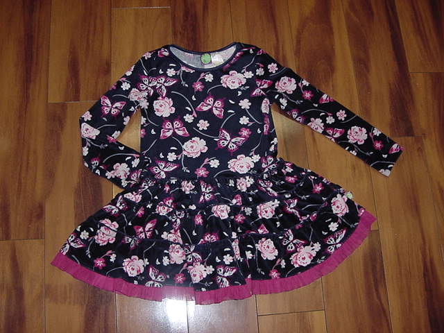 Dollie and Me Size 6 Girls Colorful Butterfly Dress