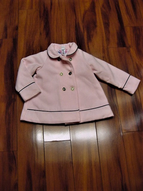 Little Me Pink Dressy Coat for 3 Year Old Girl.