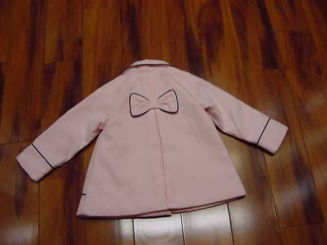 Little Me Pink Dressy Coat for 3 Year Old Girl.