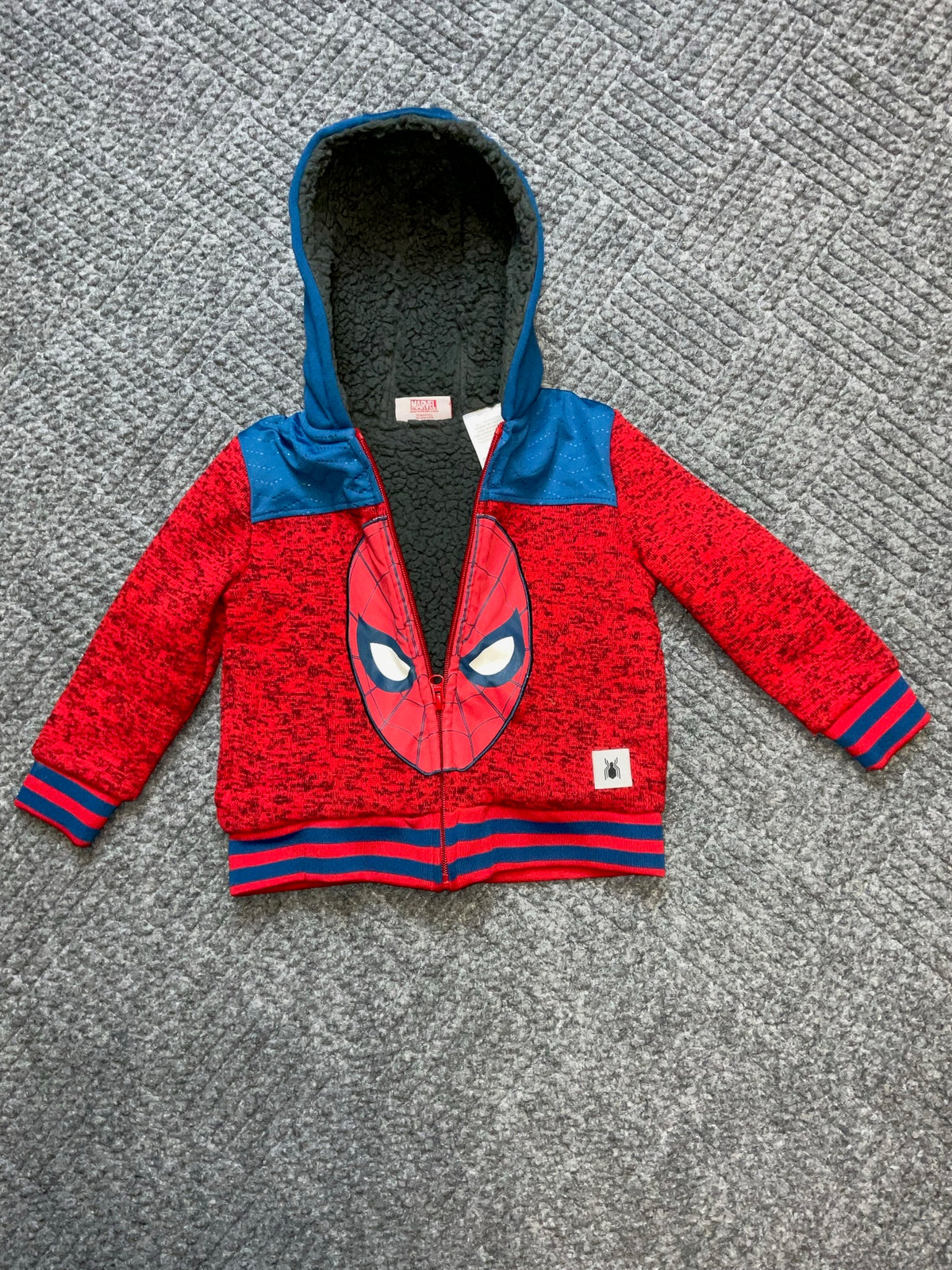 Spiderman Hoodie Jacket Boys 3T