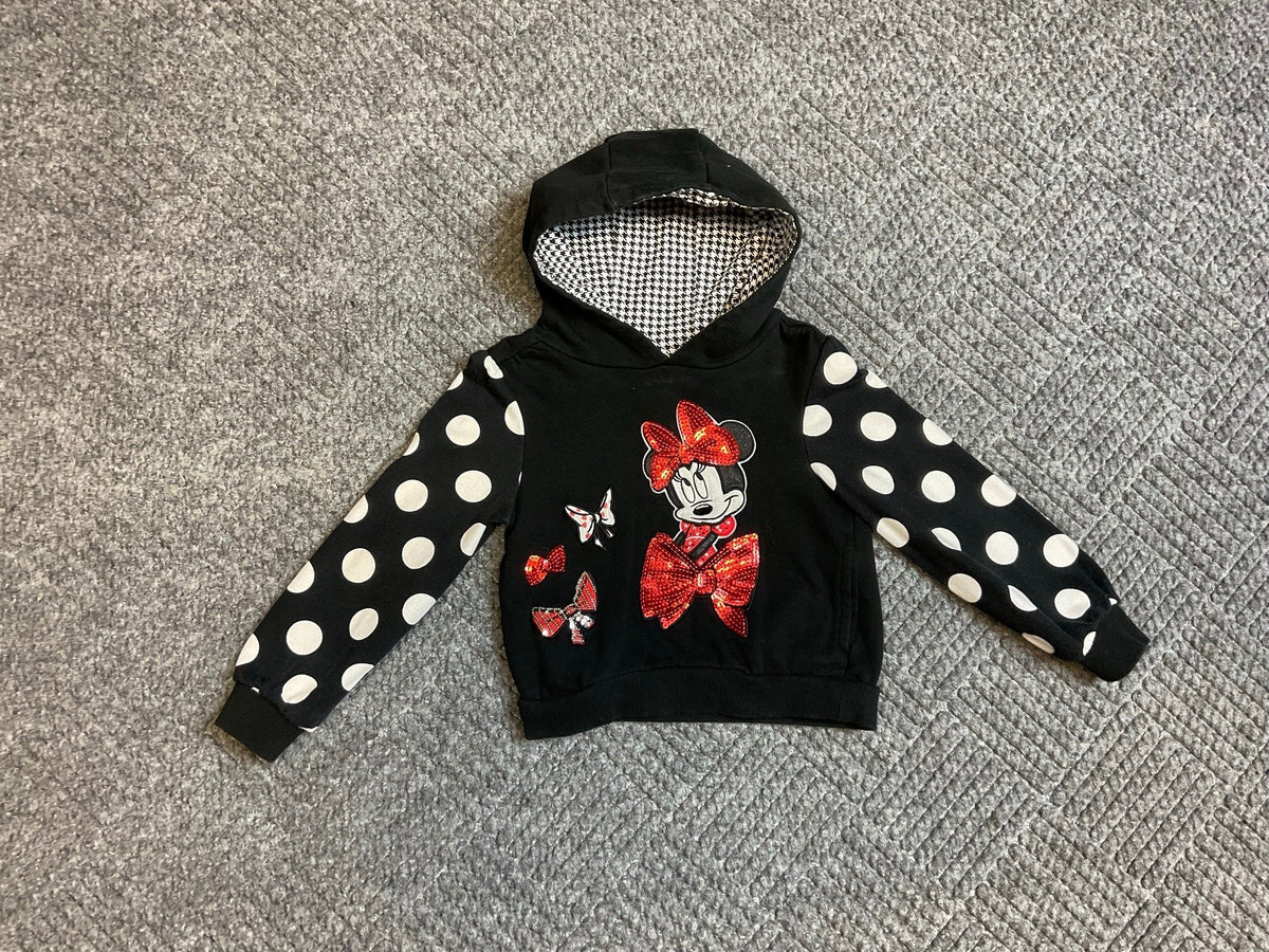 Disney Store Hoodie Sweatshirt Girls 4T.