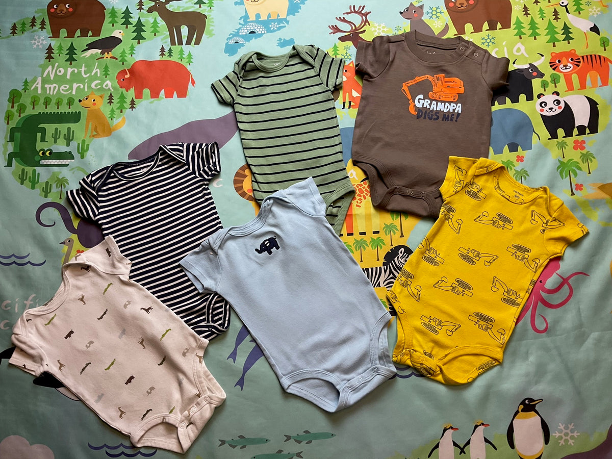 CARTER&#39;S  Boys Bundle Onesies 6 Months.