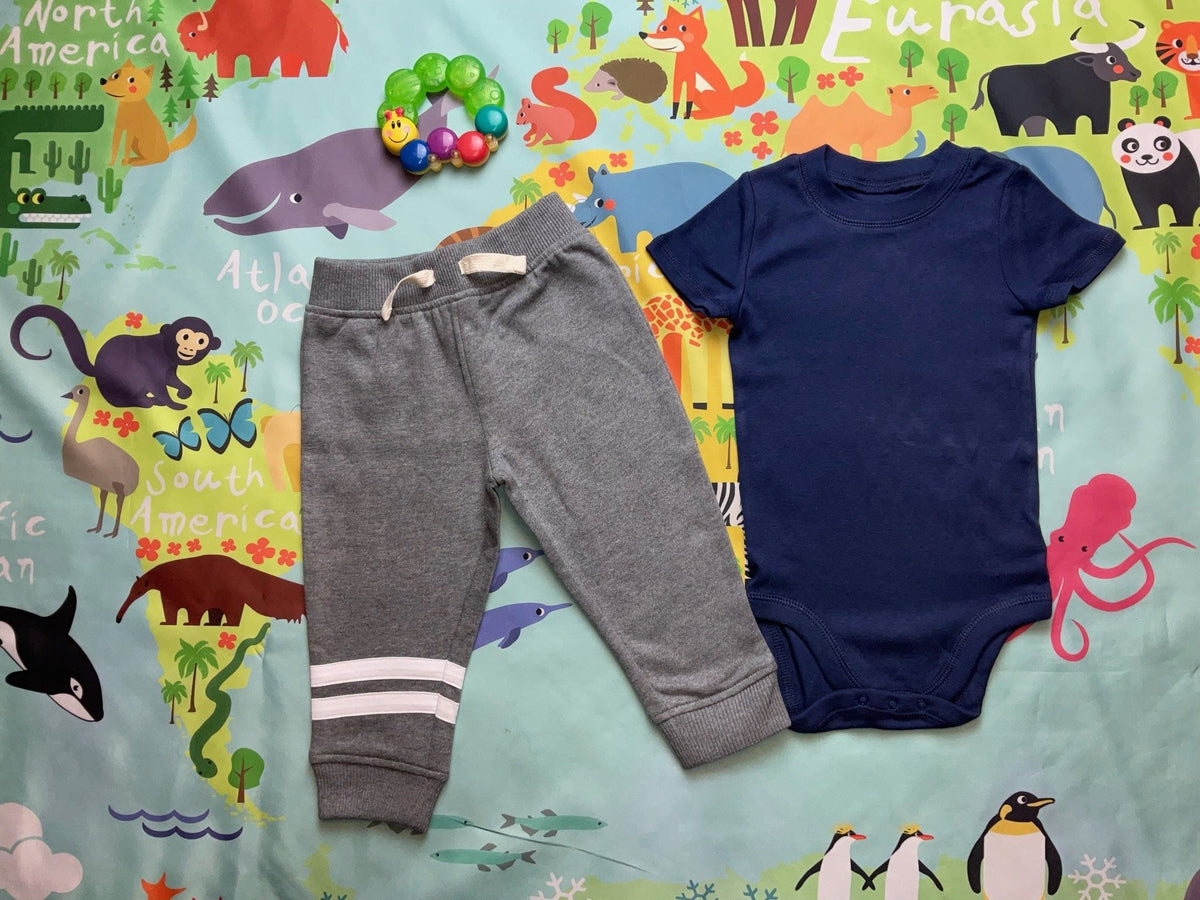 CHILDREN&#39;S PLACE ONESIE OUTFIT BOYS 18-24 MONTHS.