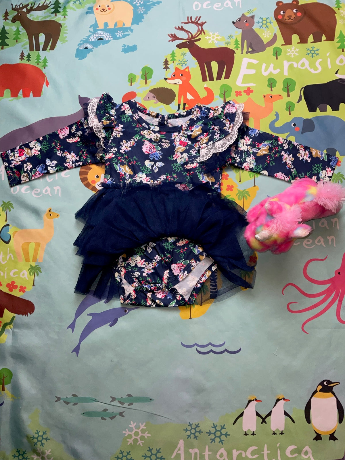 Navy Onesie Dress 18-24 Months