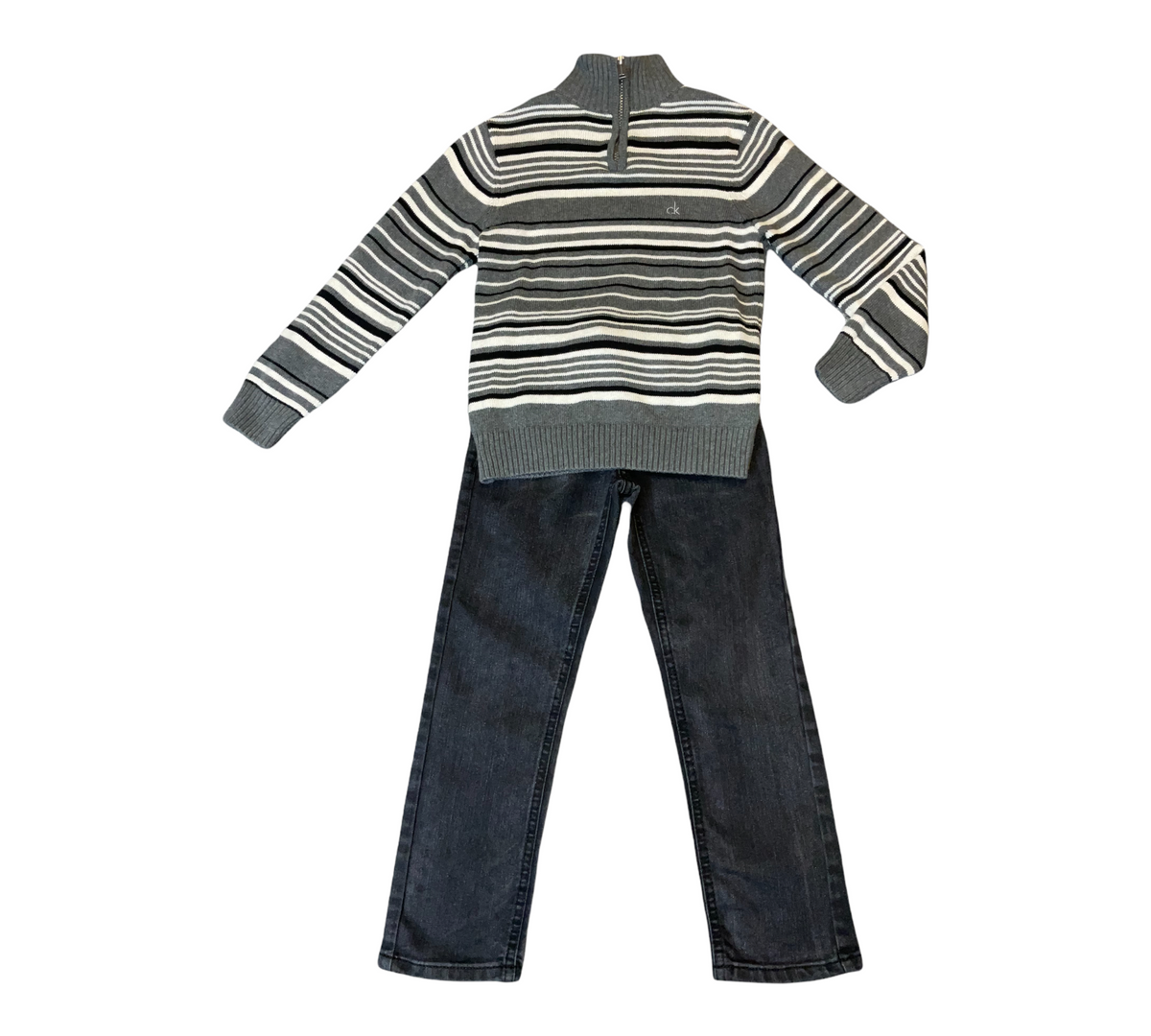 CALVIN KLEIN BOY&#39;S SZ. 8 SWEATER OUTFIT..