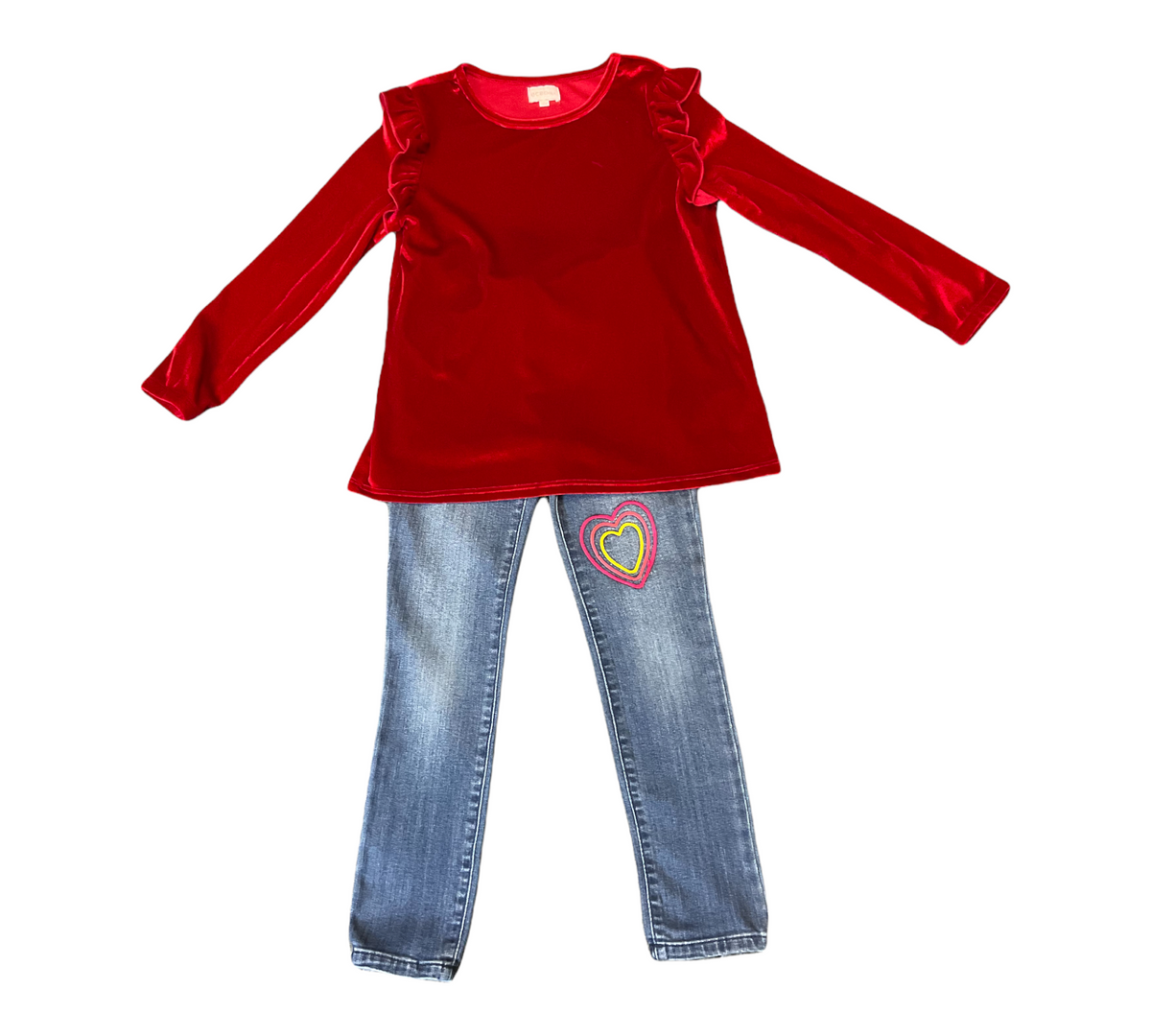 Puma Girls Size 5 Denim outfit..