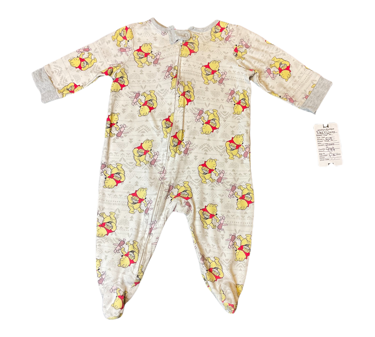 DISNEY ONESIE - BOYS  6 - 9 Months