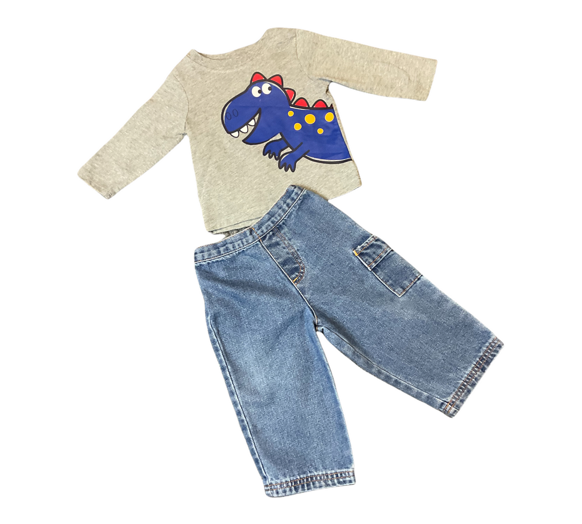 GARANIMALS BOYS 6-9 MONTHS TOP WITH PANTS.