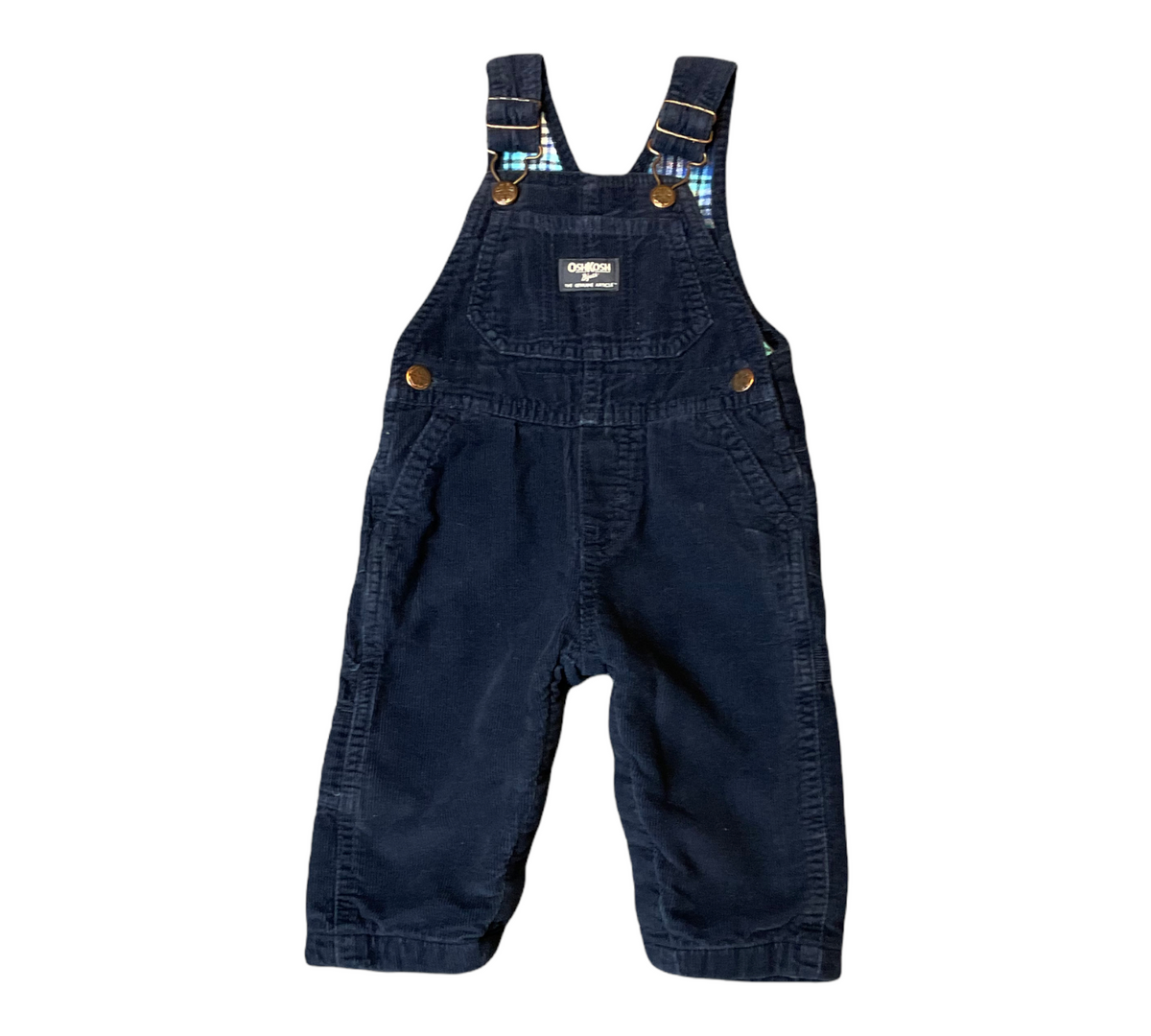 OSHKOSH B&#39;GOSH BOYS 6-9 MONTHS OVERALLS/ONESIE..