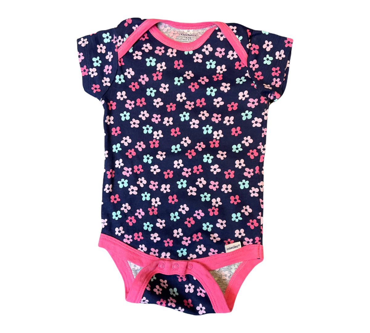 GERBER 6-9 MONTHS GIRLS ONESIE OUTFIT..