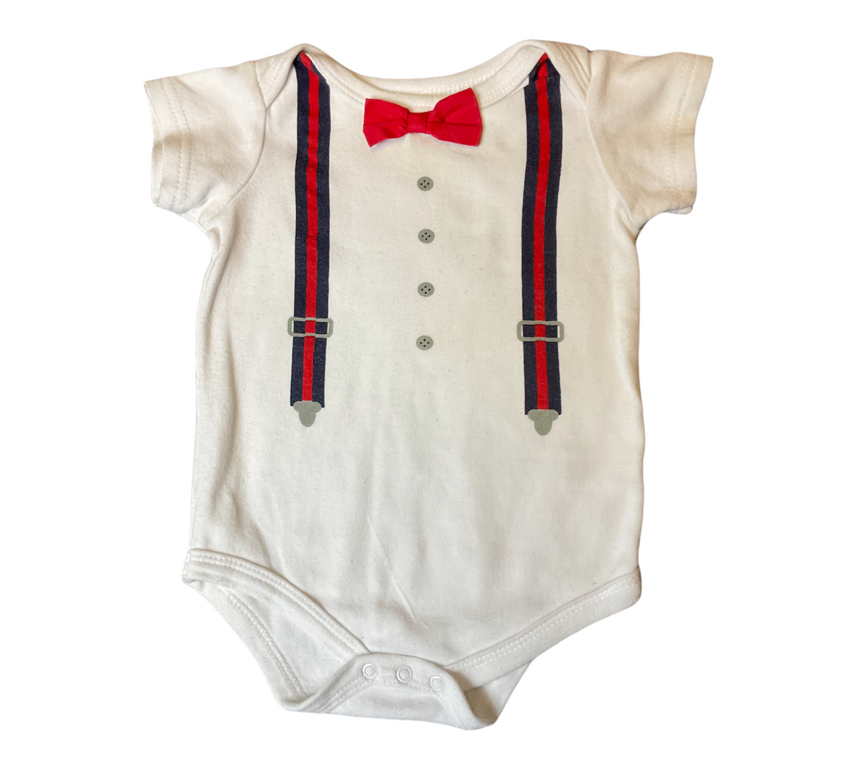 H &amp; B BOYS 6-9 MONTHS ONESIE OUTFIT..