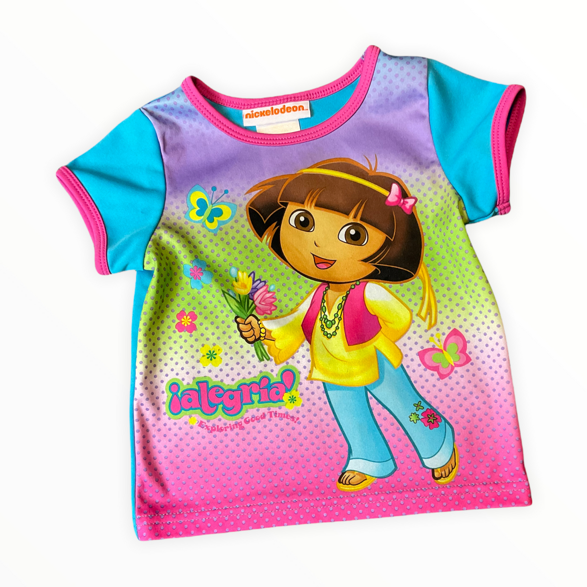 NICKELODEON GIRLS SIZE 2T DORA OUTFIT.