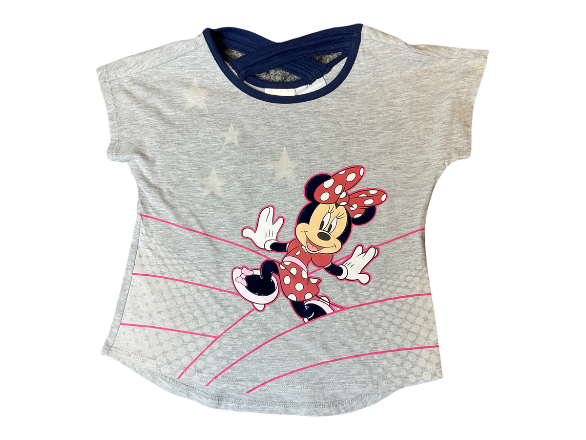 DISNEY JUNIOR MINNIE GIRLS SIZE 5T SHORTS OUTFIT