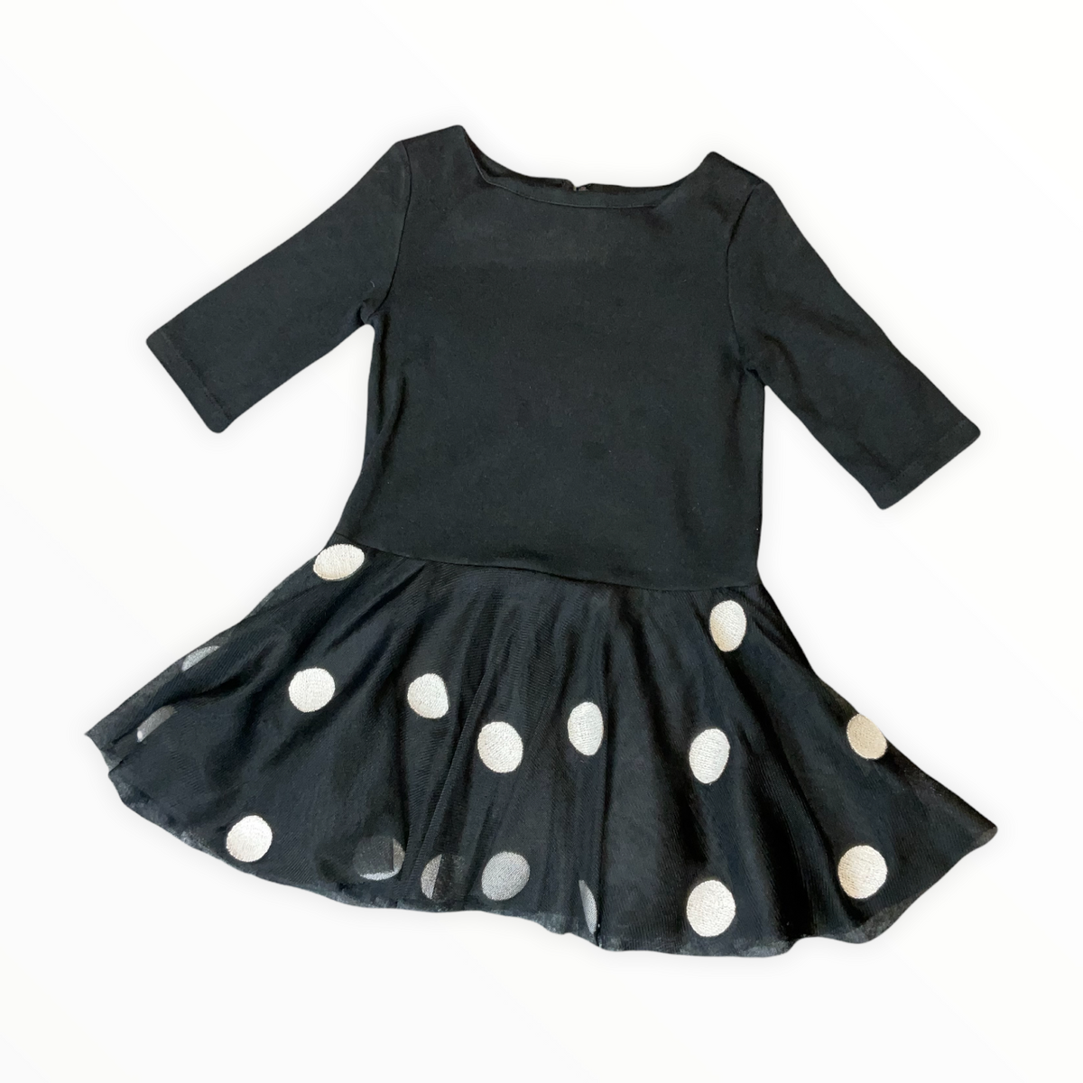 JOE FRESH GIRLS 3T BLACK FANCY  DRESS. .