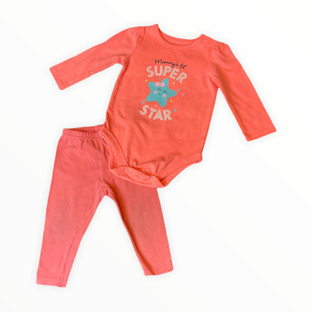 GARANIMALS GIRLS ONESIE OUTFIT 12 MOS.