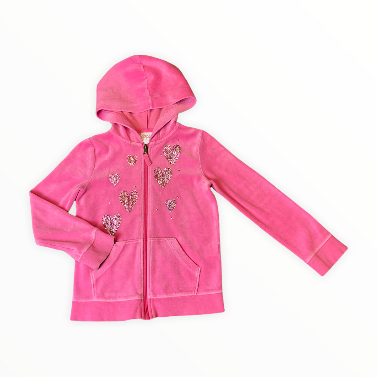 CIRCO GIRLS Size 6/6X PINK HOODIE 2 PIECE..