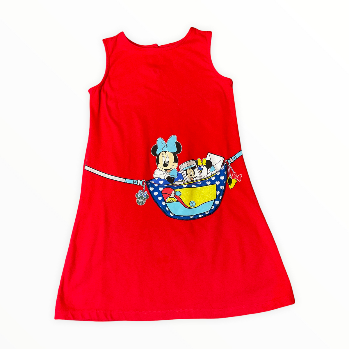 DISNEY GIRLS SHORT SLEEVE DRESS 6/6X.