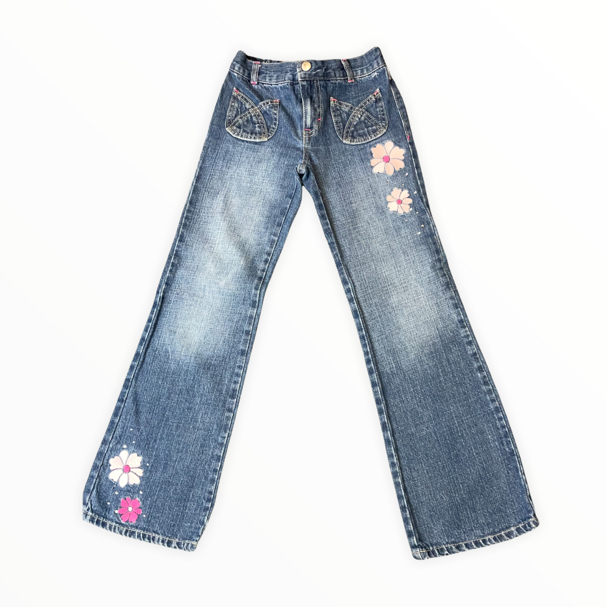 GYMBOREE GIRLS DESIGNER DENIM JEANS SZ. 9