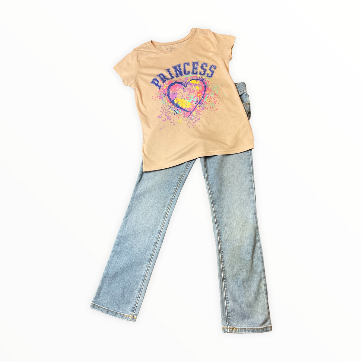 THE CHILDREN&#39;S PLACE JEANS GIRLS SZ. 7/8 Two Piece Outfit