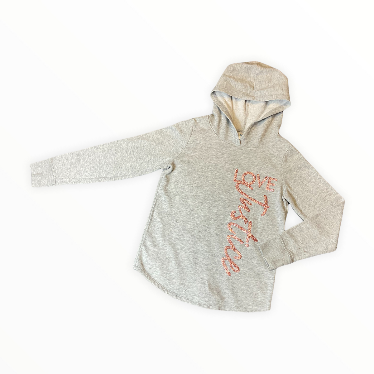 JUSTICE GIRLS SZ. 8 HOODIE SWEATSHIRT