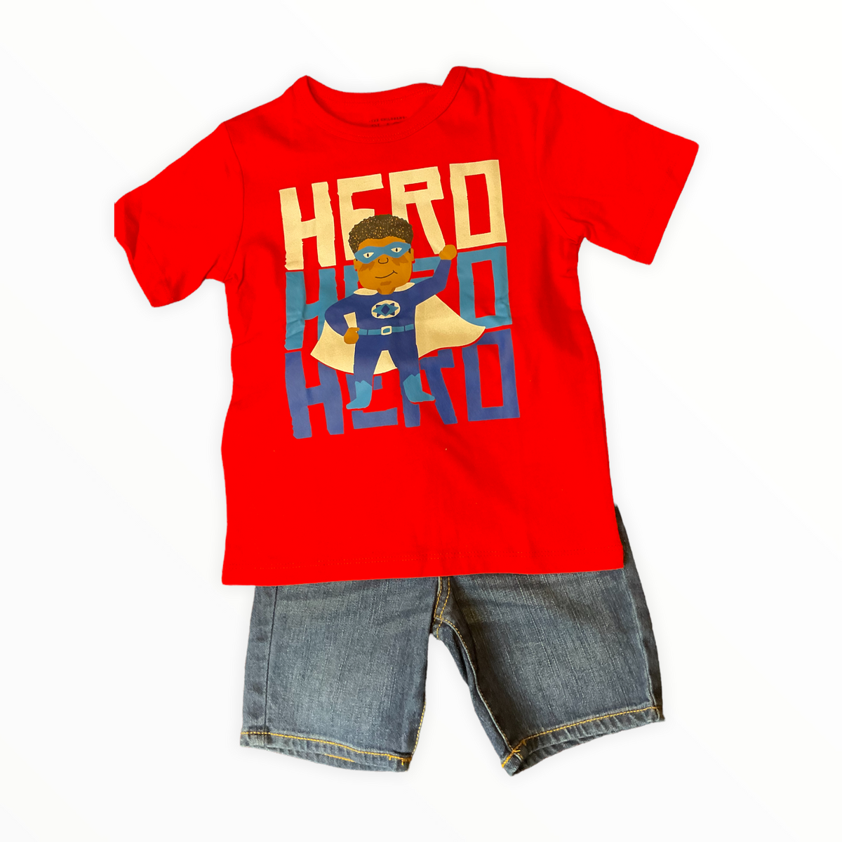 THE CHILDREN&#39;S PLACE BOYS SZ. 3 SUMMER SHORTS OUTFIT.