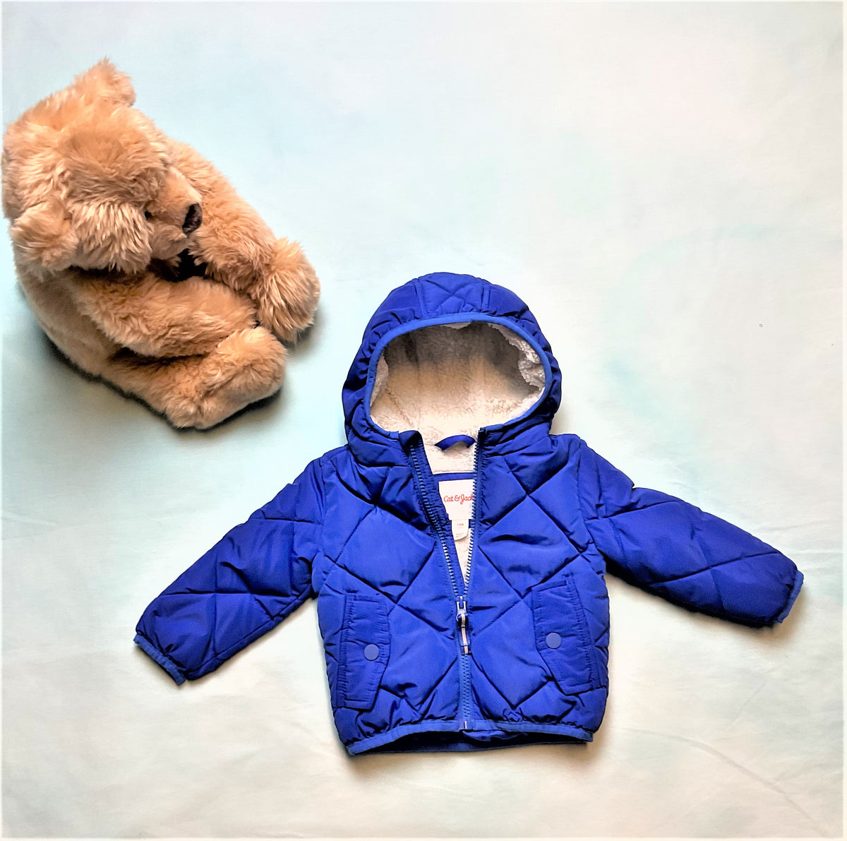 Cat and Jack Blue Jacket. Boy&#39;s 12 Months.