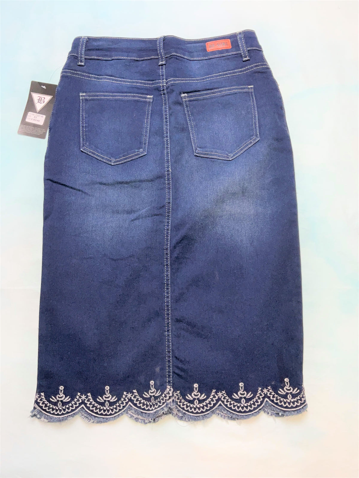 Be-Girl XS Jeans Skirt Size 10-12 New