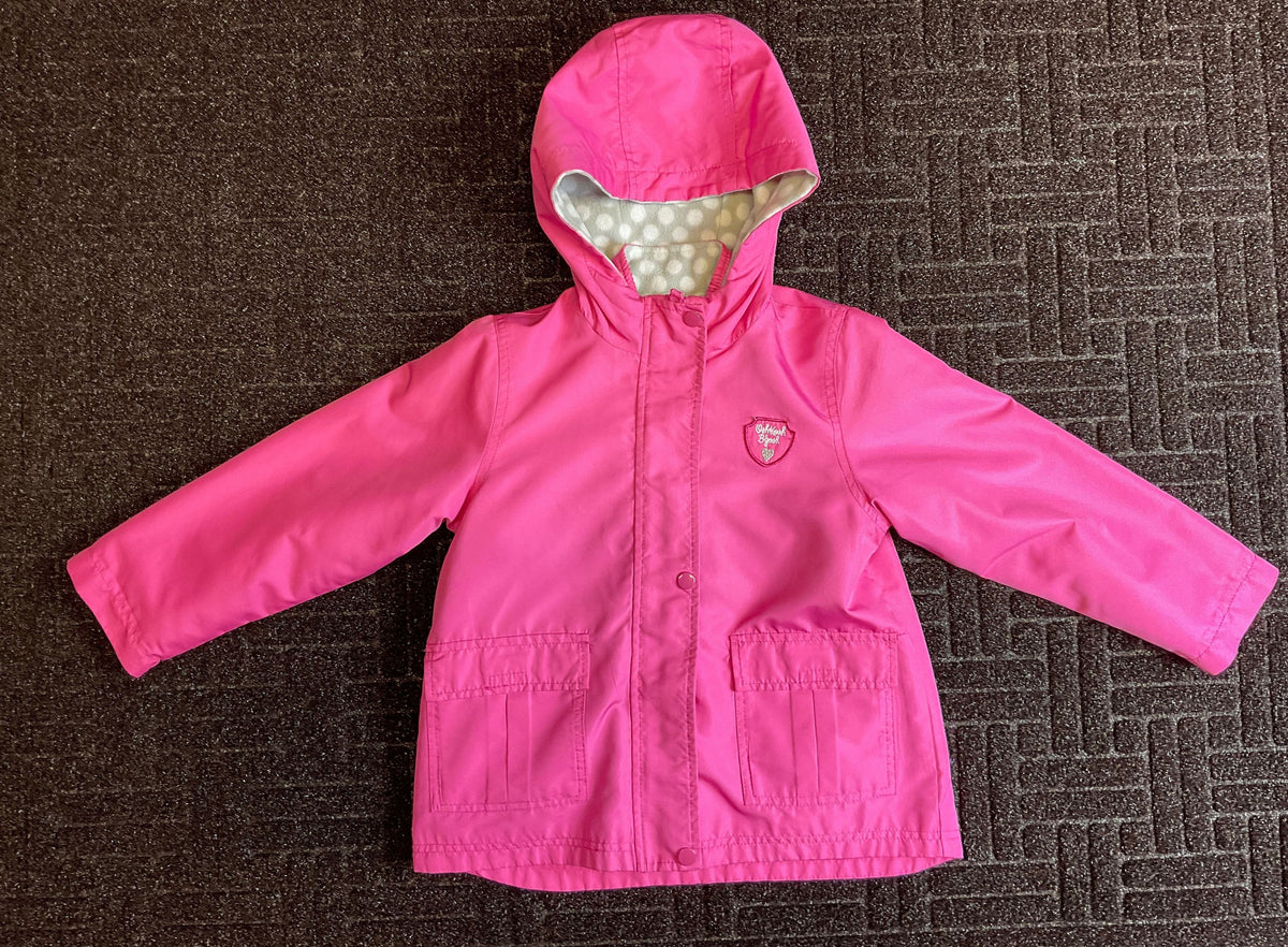 Girl&#39;s Osh Kosh Pink Winter Coat Sz 6X.